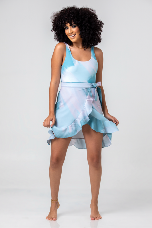 Sea-glass Flounce Skirt