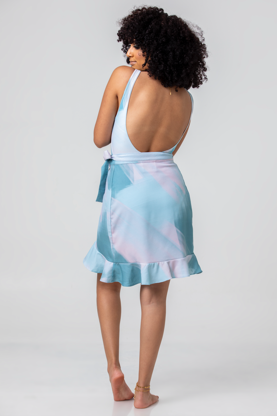 Sea-glass Flounce Skirt