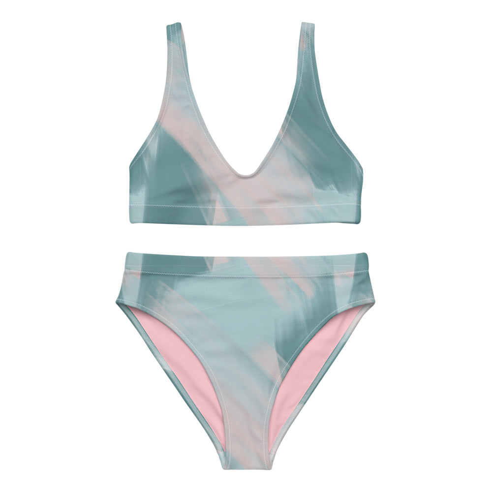 Sea-Glass high-waisted bikini