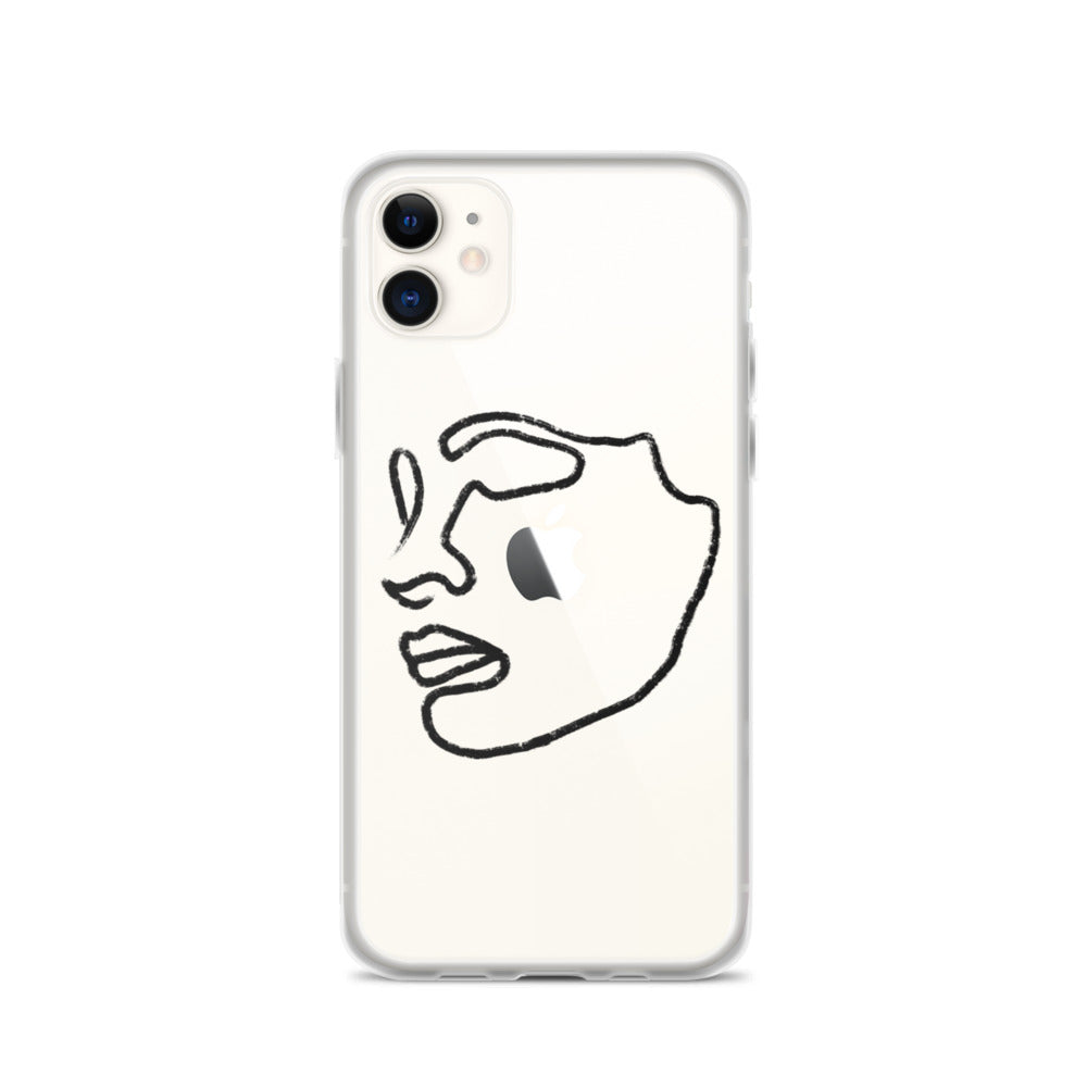 Visage iPhone Case in Black