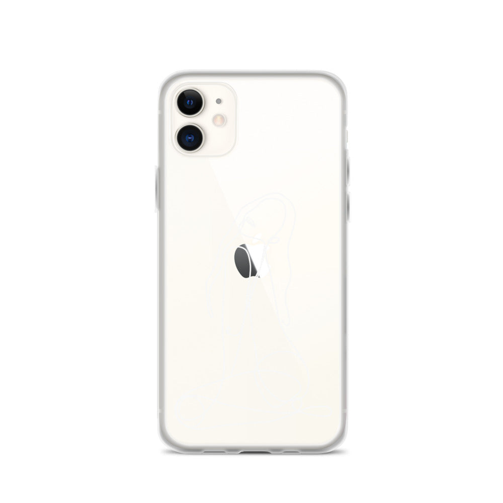 Cecile iPhone Case in White