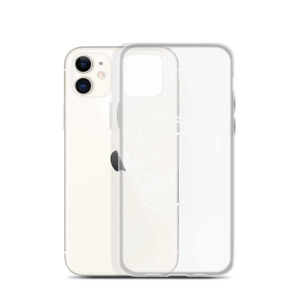 Visage iPhone Case in White