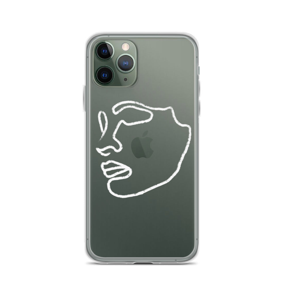 Visage iPhone Case in White