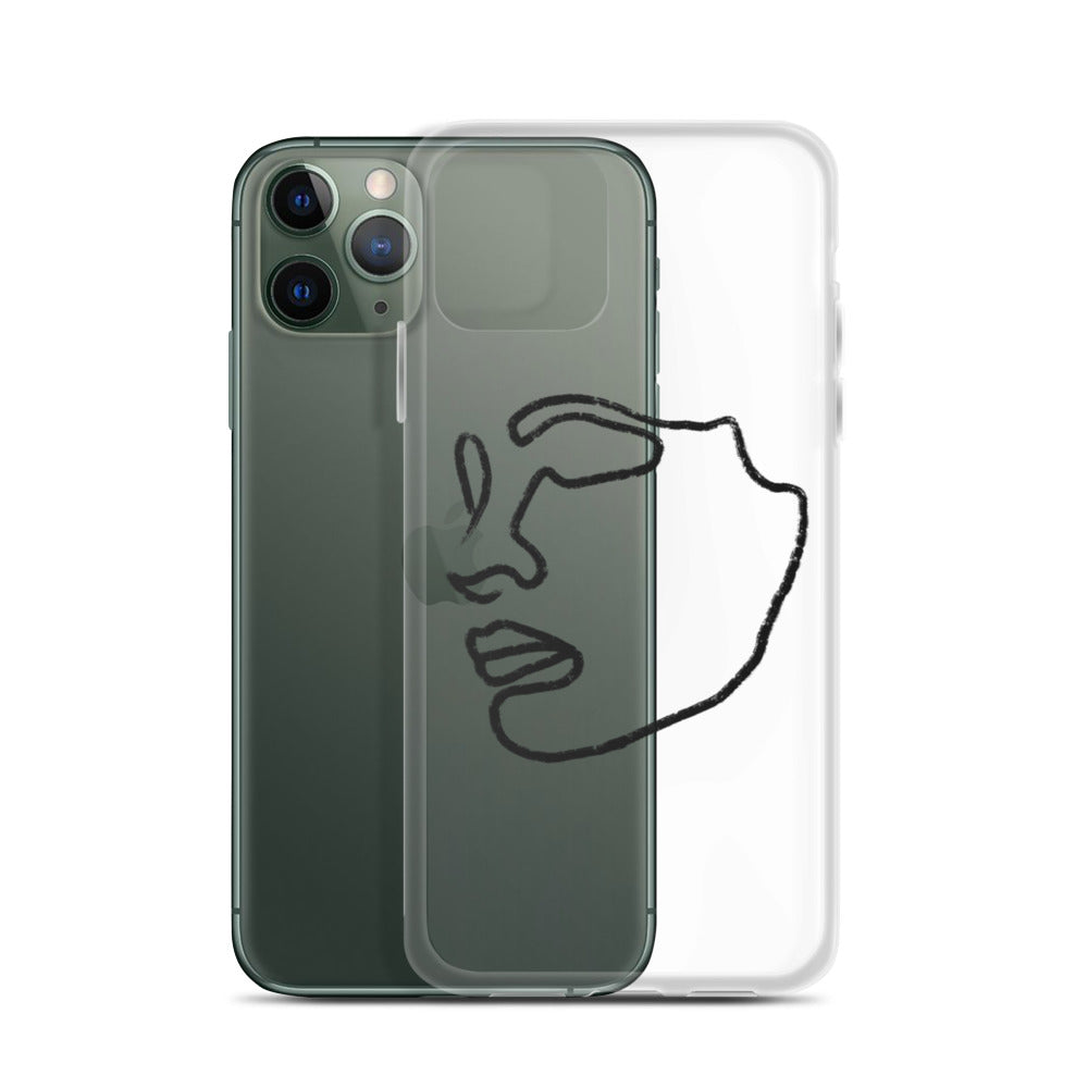 Visage iPhone Case in Black