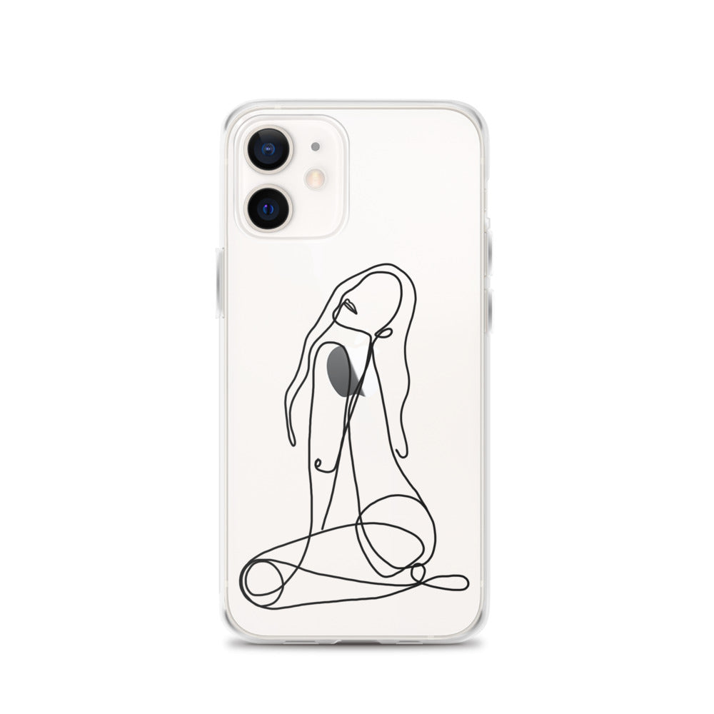 Cecile iPhone Case in Black