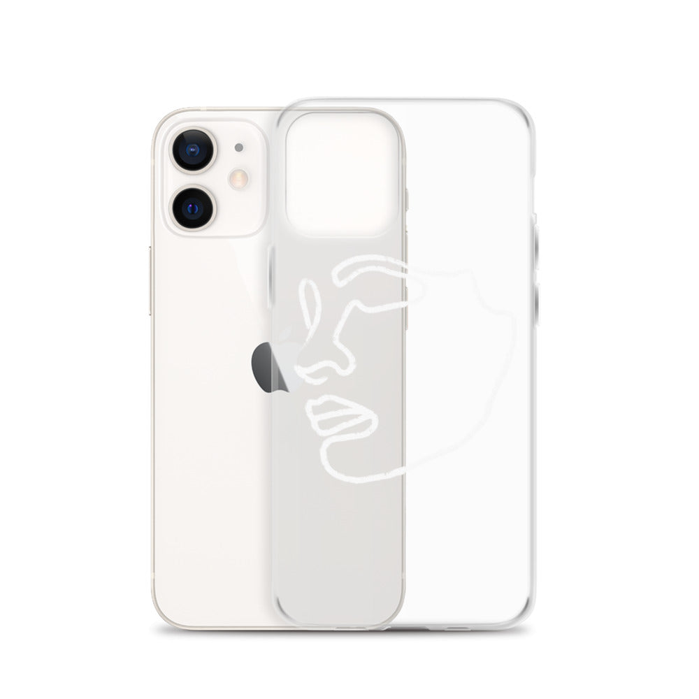 Visage iPhone Case in White