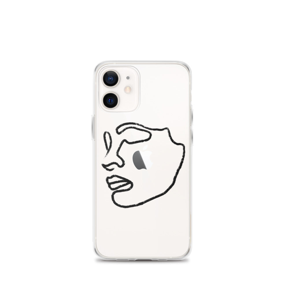 Visage iPhone Case in Black