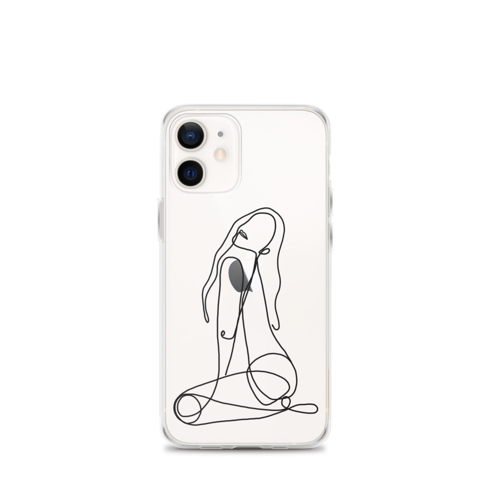 Cecile iPhone Case in Black