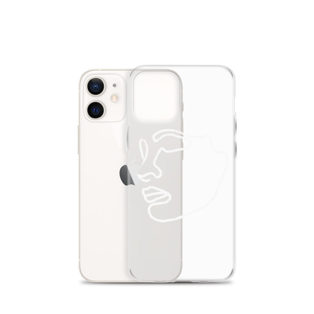 Visage iPhone Case in White