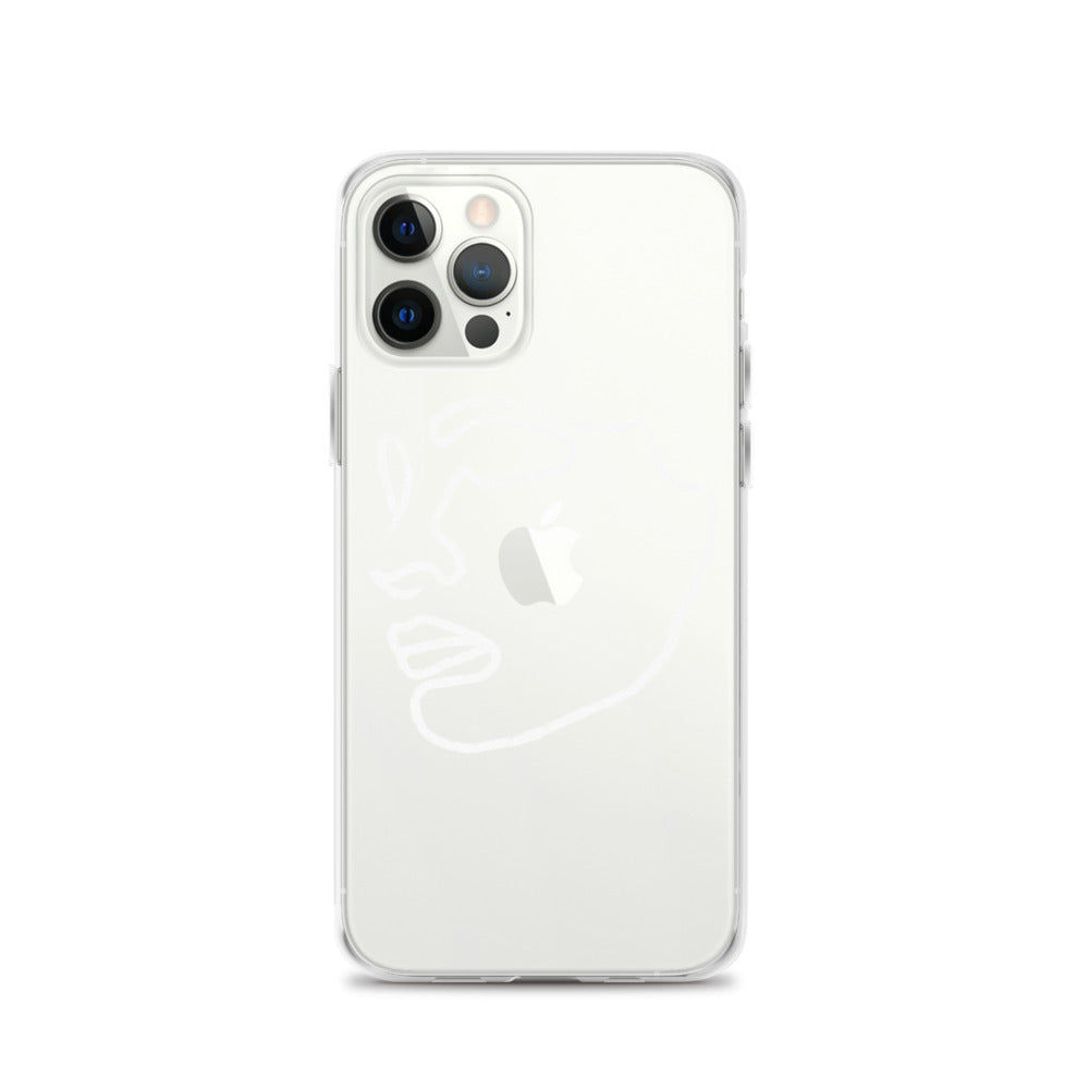 Visage iPhone Case in White