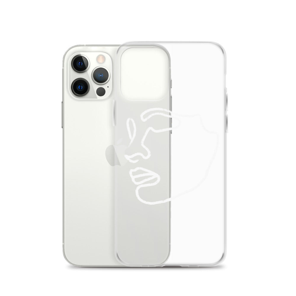 Visage iPhone Case in White