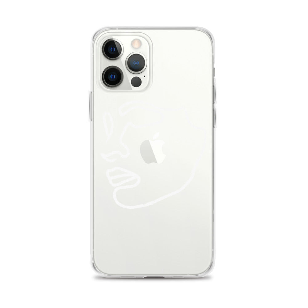 Visage iPhone Case in White