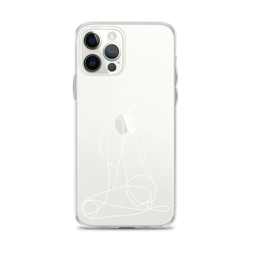 Cecile iPhone Case in White