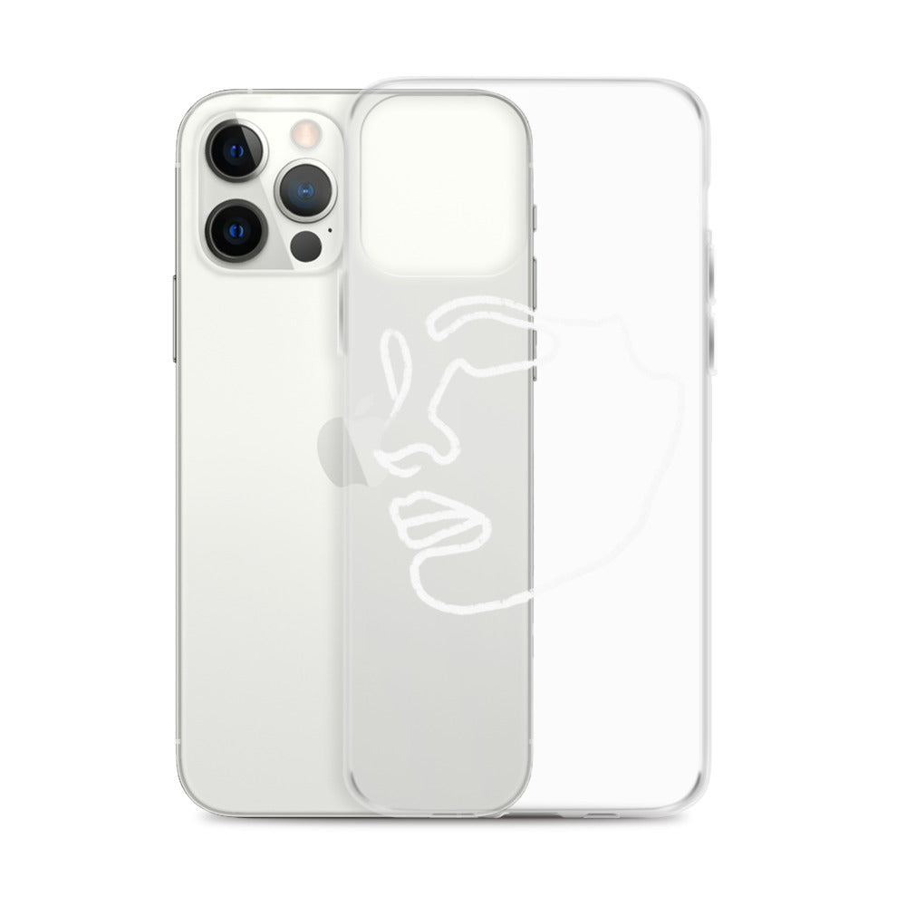 Visage iPhone Case in White