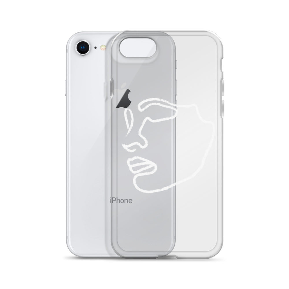 Visage iPhone Case in White