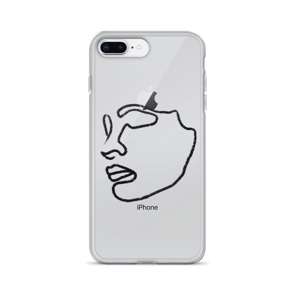 Visage iPhone Case in Black