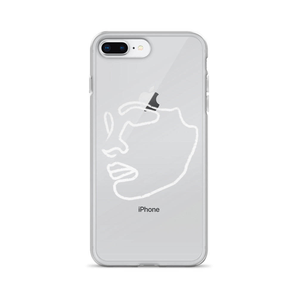 Visage iPhone Case in White