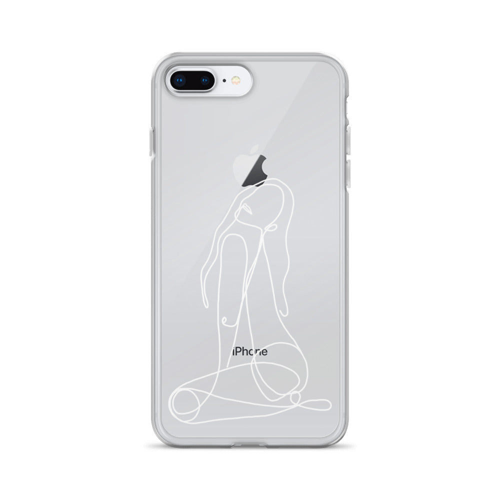 Cecile iPhone Case in White