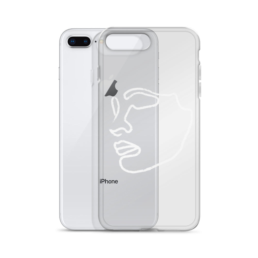 Visage iPhone Case in White