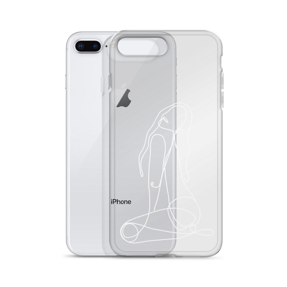 Cecile iPhone Case in White