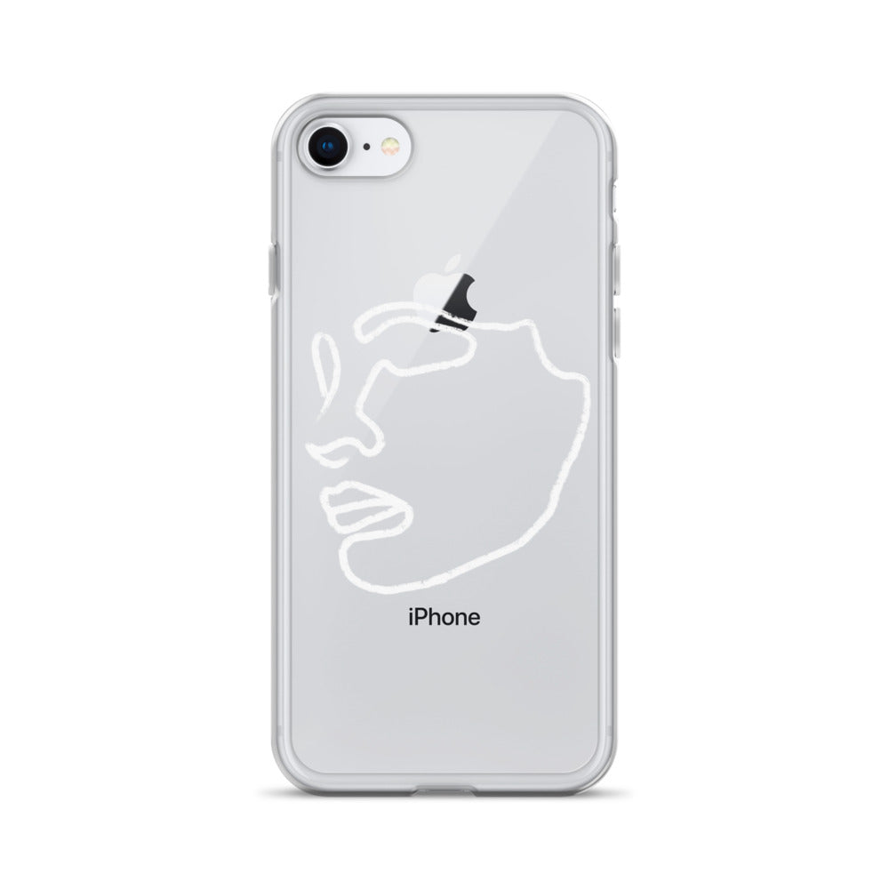 Visage iPhone Case in White