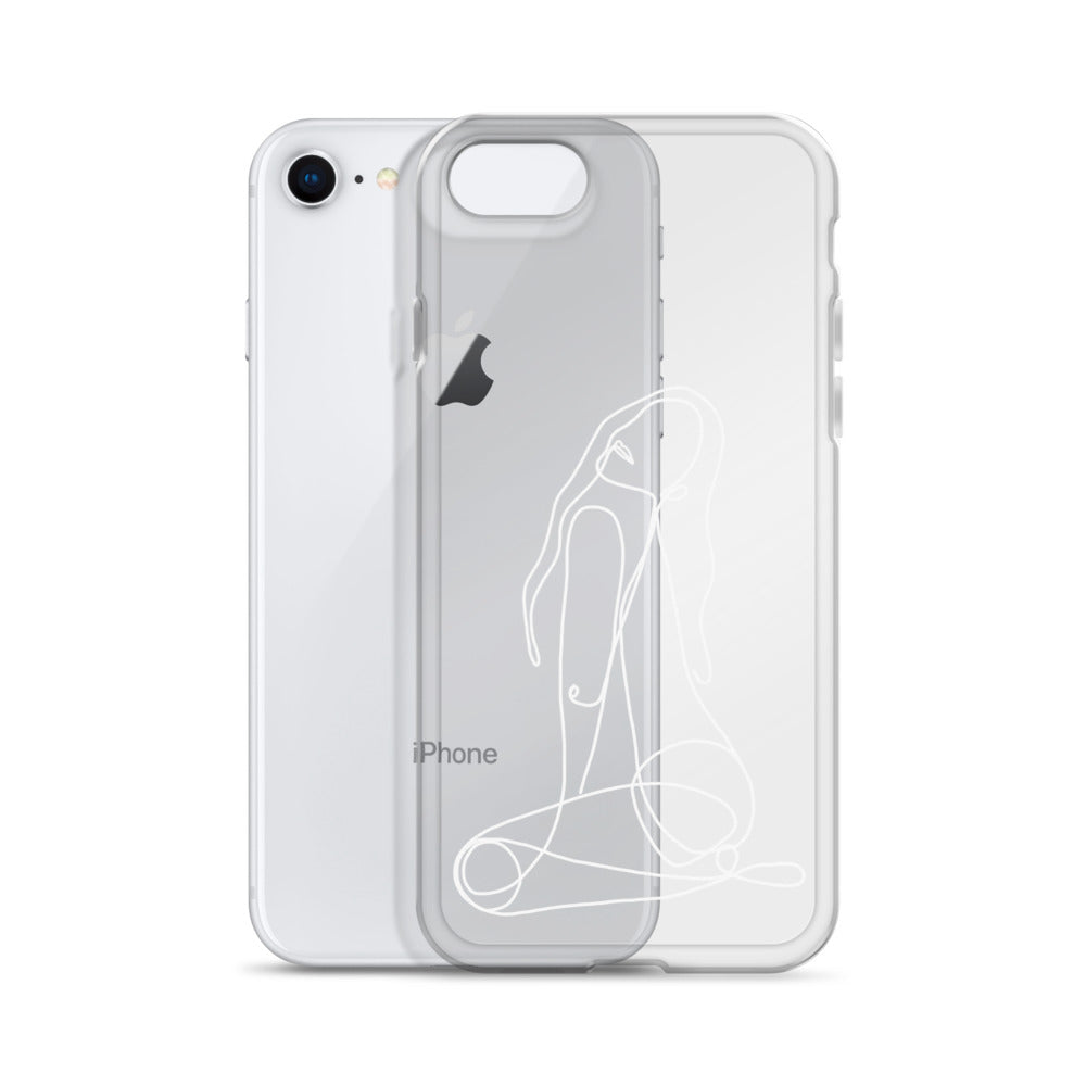 Cecile iPhone Case in White