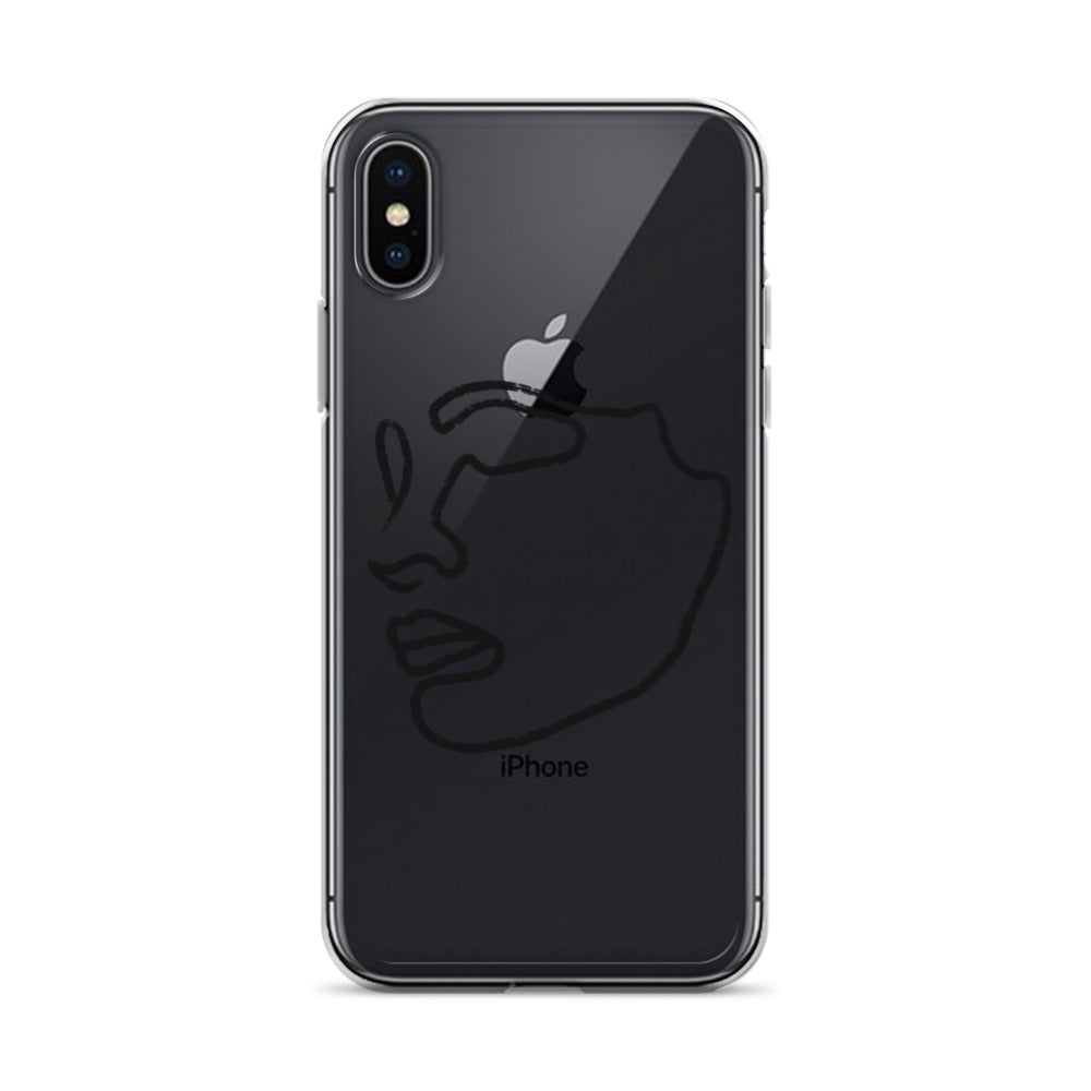 Visage iPhone Case in Black