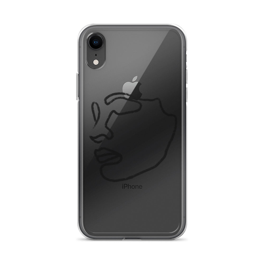 Visage iPhone Case in Black