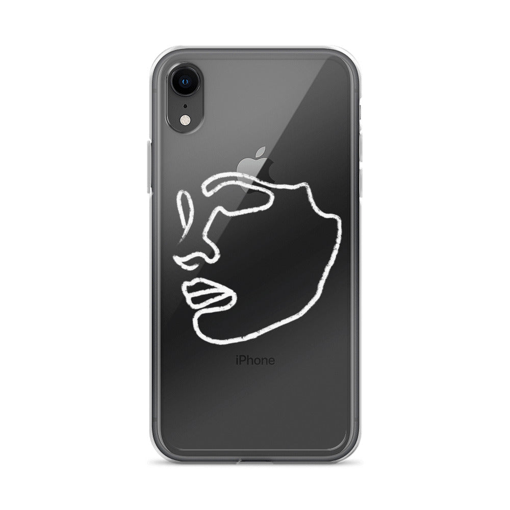 Visage iPhone Case in White