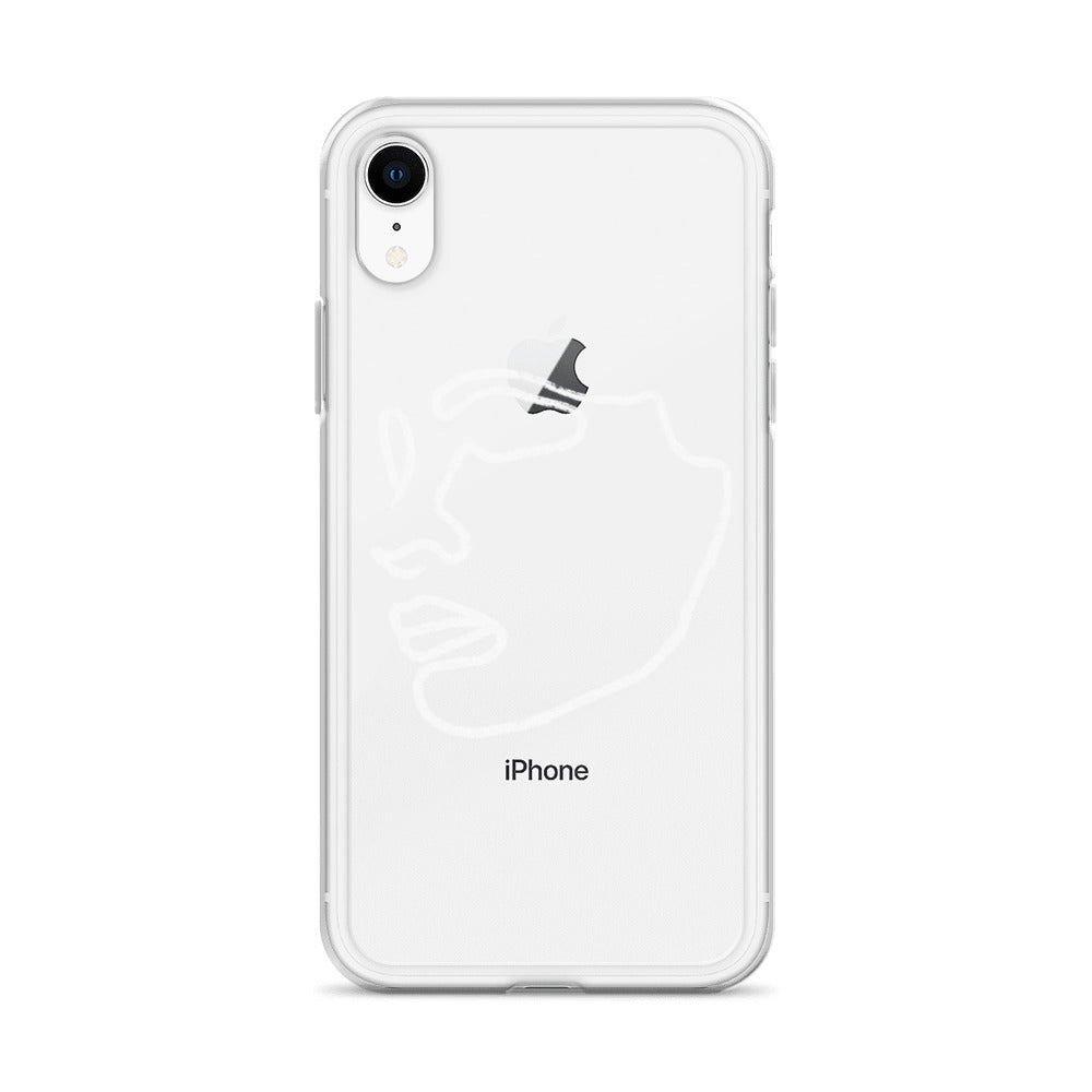 Visage iPhone Case in White