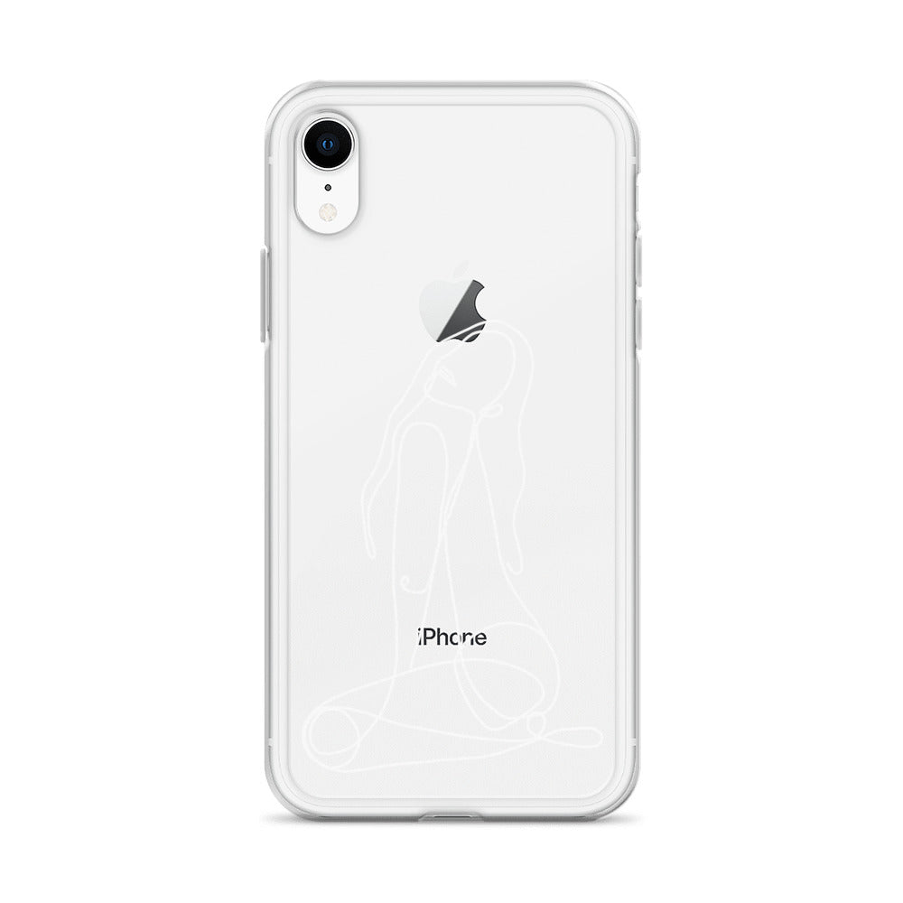 Cecile iPhone Case in White