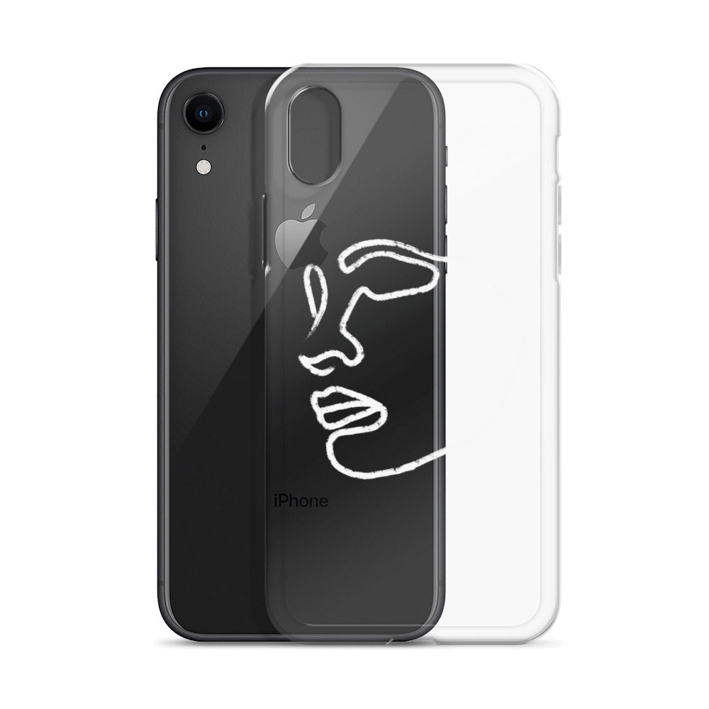 Visage iPhone Case in White