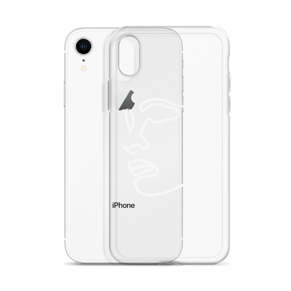 Visage iPhone Case in White