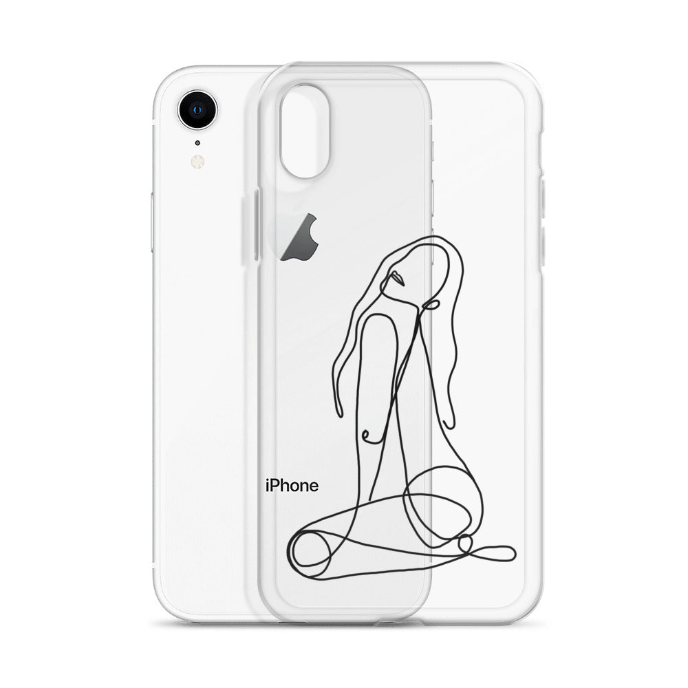 Cecile iPhone Case in Black