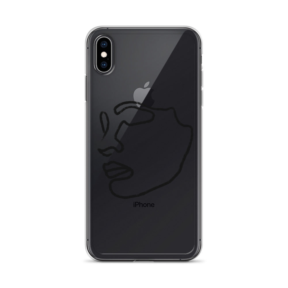 Visage iPhone Case in Black