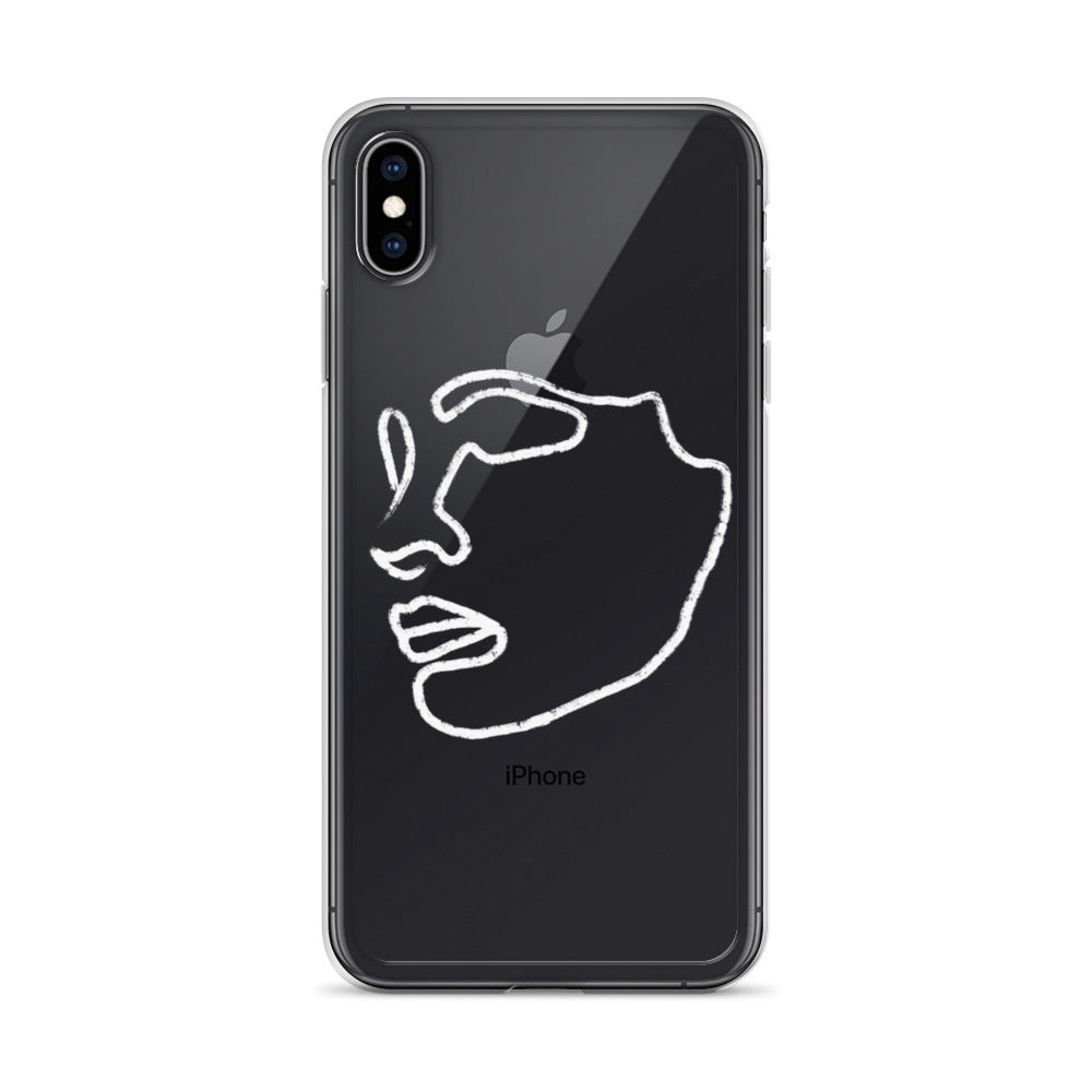 Visage iPhone Case in White