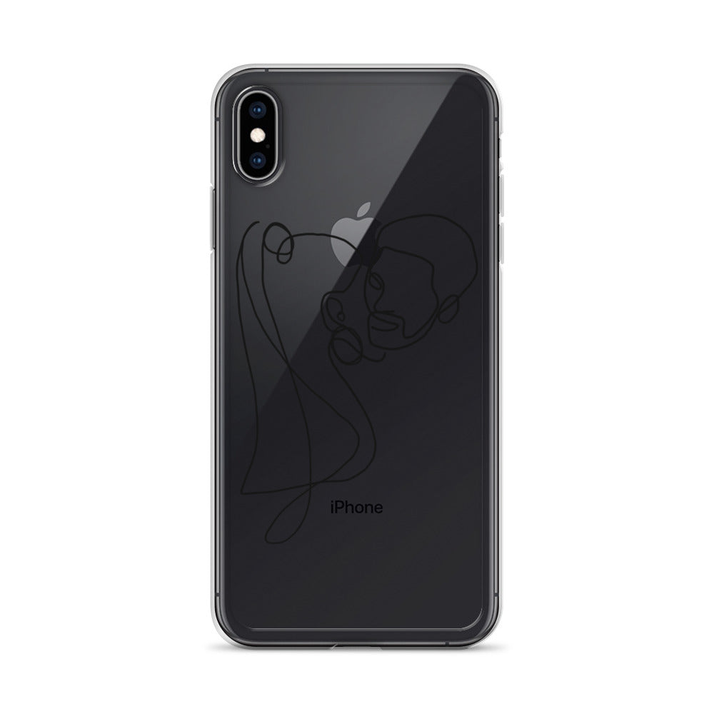 Amour iPhone Case in Black