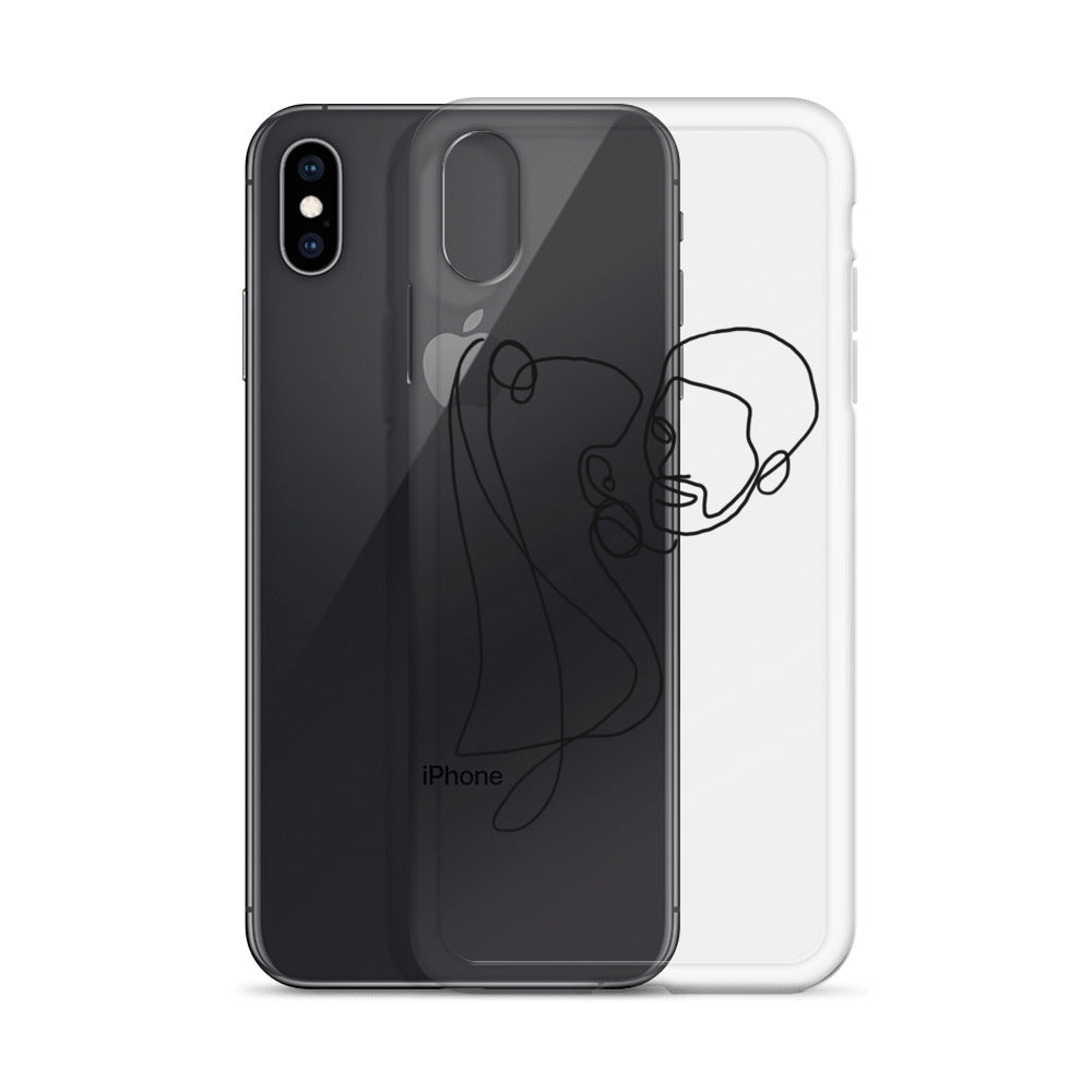 Amour iPhone Case in Black