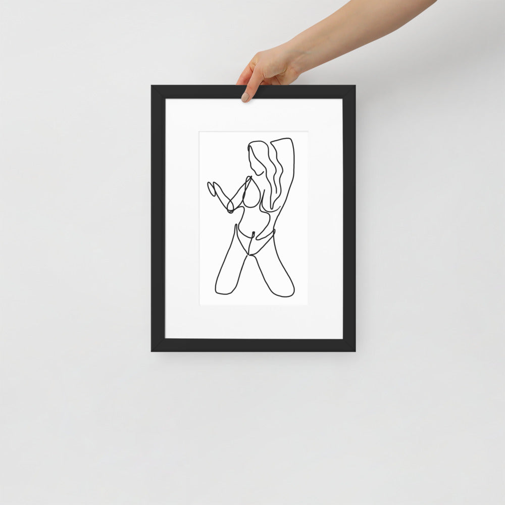 Juliette Framed Poster With Mat